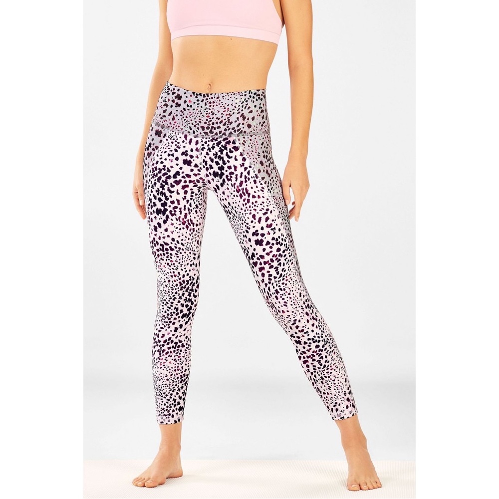 Fabletics High-Waisted PowerHold® Spotted 7/8